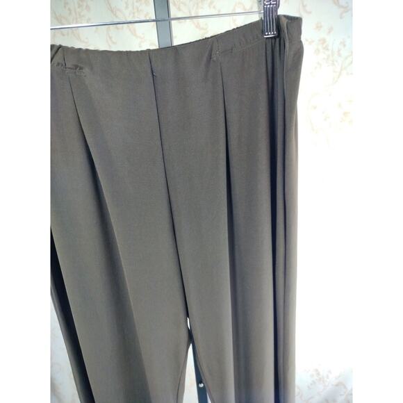 Passport Slinky Flat Front Straight Leg Pants Size XL - Picture 4 of 10